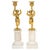 Gold 19th Century Napoleon III Gilt Bronze Candleholder with Marble Base, Set of 2 For Sale - Image 8 of 8