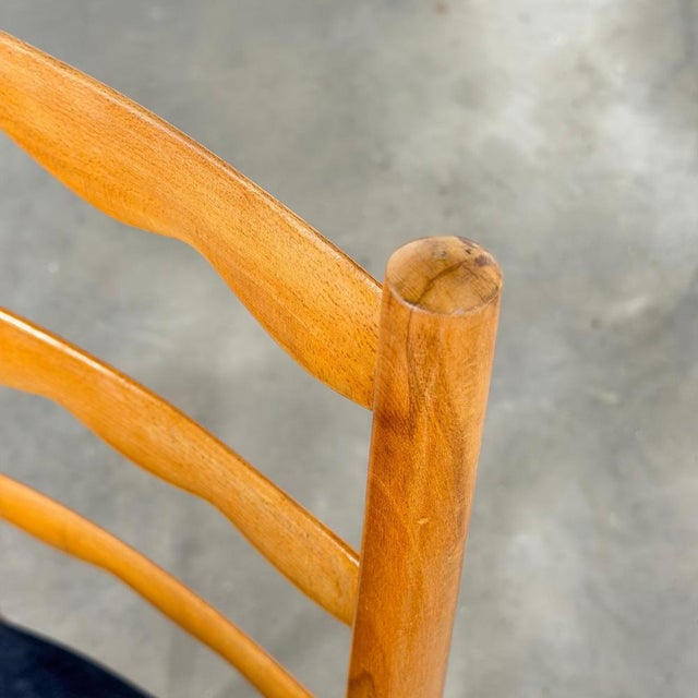 Chairs in Semi-Velvet Fabric by Paolo Buffa, 1950s, Set of 6 For Sale - Image 10 of 18