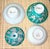 Green Chinese Gaiwan Lidded Tea Cup, Saucer and Plate For Sale - Image 8 of 9