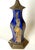 Blue Porcelain and Brass Table Lamp from Rosenthal, Germany, 1920s For Sale - Image 8 of 18