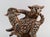 Helge Christoffersen (1925-1965), Denmark. Unique figure in hand-painted and glazed stoneware. Playing cats. Mid-20th...