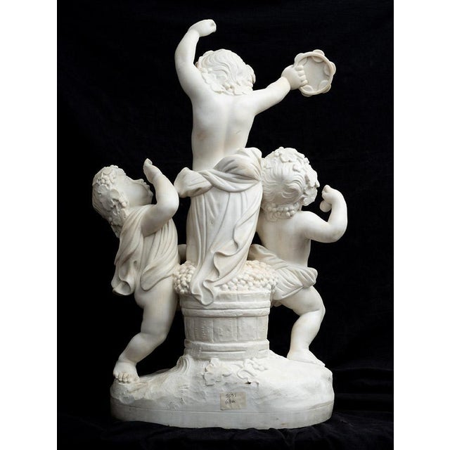Stone Clodion, The Feast of Cupids, Early 19th Century, Marble For Sale - Image 7 of 8