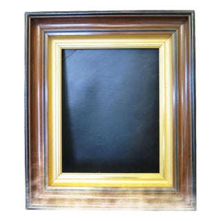 Vintage Walnut Picture Frame For Sale