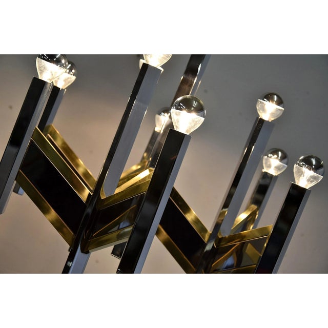 Mid-Century Modern Vintage Ceiling Light by Gaetano Sciolari for Sciolari For Sale - Image 3 of 11