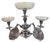 1950s Reed & Barton 165 Silverplate Epergne Candelabra With Original Crystal Bowls – 6 Piece Set For Sale - Image 13 of 14