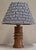 Vintage Table Lamp with Turned Pine Wood Base and Shade by Lamplove, 1970s For Sale - Image 6 of 9