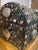 Mid 20th Century Vintage Agate Encrusted Moroccan Wedding Trunk For Sale - Image 5 of 7