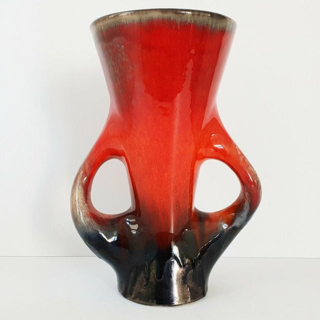 Vintage Ceramic Vase from Saint Pol S Mer, 1960s For Sale - Image 10 of 10