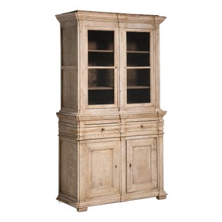 French Oak Vitrine For Sale