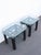 This beautiful Side Tables is made out of wood, and glass. This Set Tables has a classic Hollywood Regency style design,...