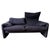 Vico Magistretti Navy / Black 2-Seater Loveseat Maralunga Sofa Cassina Italy 80s For Sale - Image 15 of 15