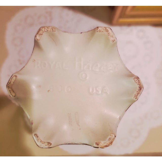 Gold Vintage Royal Haeger Art Pottery Planter in Brushed Gold~1980s Chinoiserie, Hollywood Regency Style For Sale - Image 8 of 9