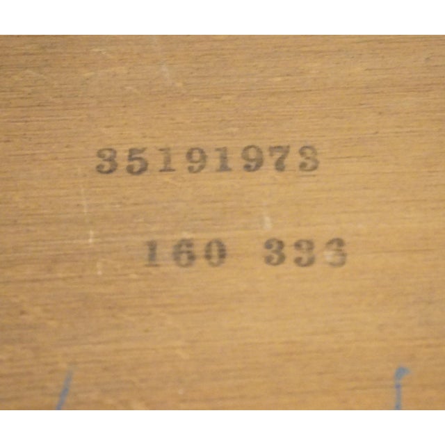 Drexel Furniture Bishopgate Collection Solid Walnut English Tudor Style 104" Oval Dining Table 160-336 For Sale - Image 9 of 10