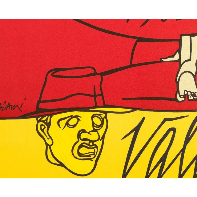 Valerio Adami, Valencia, Lithograph For Sale - Image 4 of 6