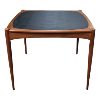 A 1960’s Teak Danish Reversible Card and Dining Table by Selig For Sale