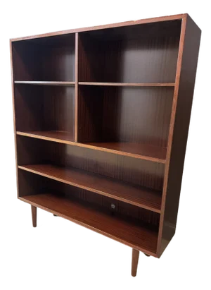 Danish Mid-Century Modern Omann Jun Rosewood Bookcase Shelf.