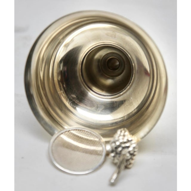 Silver Plated Wine Bar Funnel For Sale - Image 9 of 15