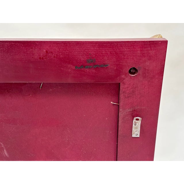 Neo-Classical Crystal Glass Wall Mirror with Brass Decor from Mariner 1893, Spain, 1970s For Sale - Image 13 of 18