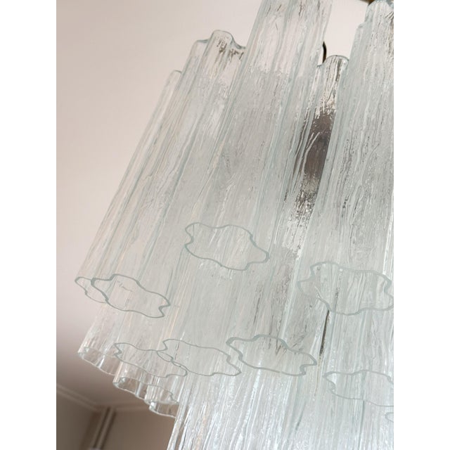 Classic Hallway Murano Chandeliers Tronchi in the style of Venini, Set of 2 For Sale - Image 6 of 9