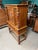Jacobean Antique Hand Carved Dresser Cabinet, Berkey & Gay, Jacobean Revival, Walnut and Burl Wood For Sale - Image 3 of 10