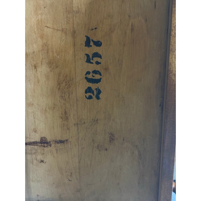 Antique American Empire Library Writing Desk For Sale - Image 4 of 11