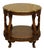 Brown Vintage French Carved Wood Metal Grids Side Table For Sale - Image 8 of 8