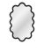 Organic Black Oval Wall Mirror for Modern Interiors – Hvyli Oval 60 For Sale