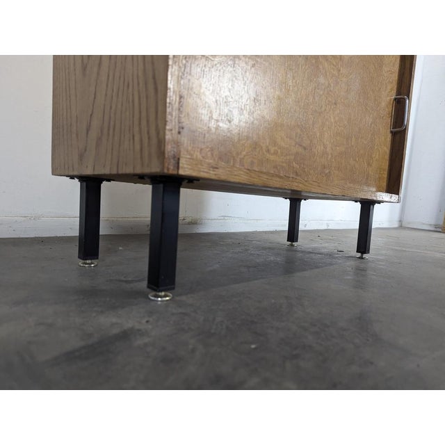 Vintage Modernist Oak Storage Unit For Sale - Image 4 of 6