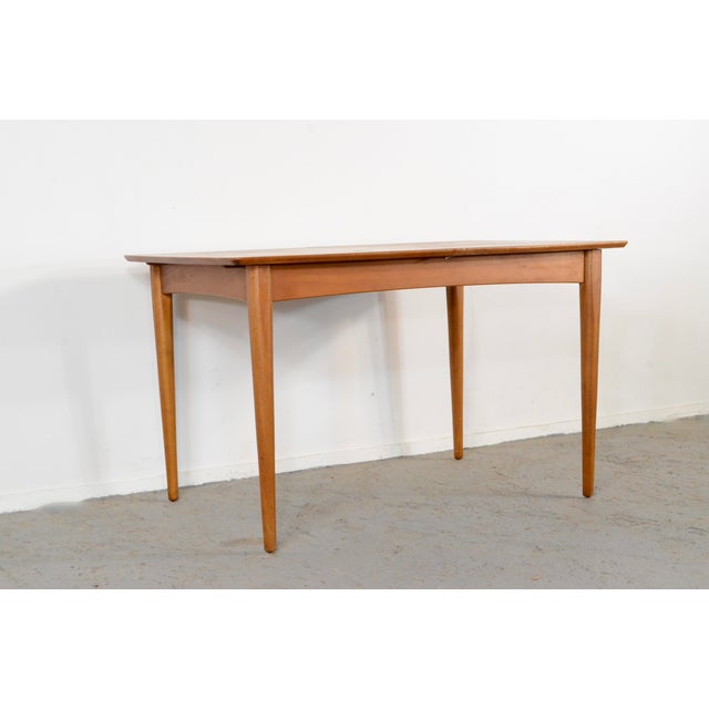 Mid-Century Modern Teak Extending Table, 1960s For Sale - Image 9 of 11