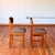 Vintage original Midcentury Danish Modern dining chair for sale. Manufactured by Benny Linden in the 1970’s, and is made...