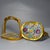 Gold Pair of Antique Cloisonné Enamel Stirrups With Dragon Motif, 1.12kg For Sale - Image 8 of 9