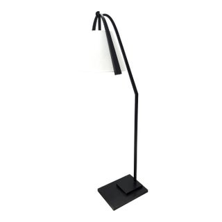 Currey & Co Frey Black Floor Lamp For Sale