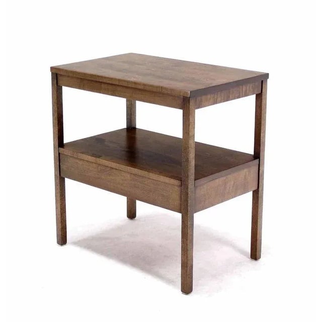 Mid-Century Modern 1 One Drawer End Table Stand For Sale - Image 6 of 7