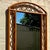 Vintage Coastal Arched Rattan Trellis Wall Mirror For Sale - Image 10 of 10