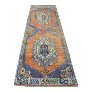 1960s Vintage Turkish Runner Rug - 2′11″ × 10′9″