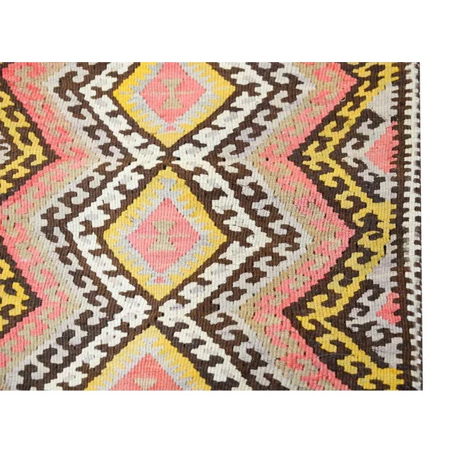 Mid-20th Century Kilim Rug For Sale - Image 4 of 12