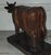 Hand Carved and signed Wooden Cow in very good condition as found. Signed by the artist M.O.Thomas. Amazing undisturbed...
