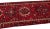 Textile Vintage Persian Heriz Handmade Ruby-Red Floral Wool Runner For Sale - Image 7 of 10