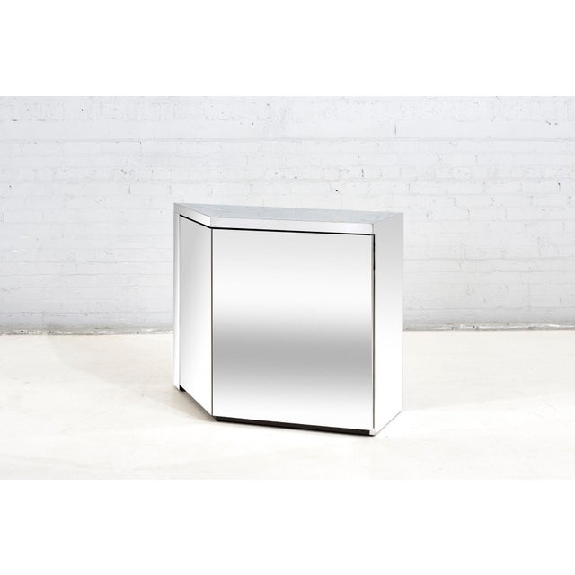 Stainless Steel Corner/Bar 1970 Chairish