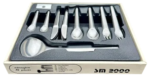 Vintage Cutlery Set by Guy Degrenne, 1974, Set of 49
