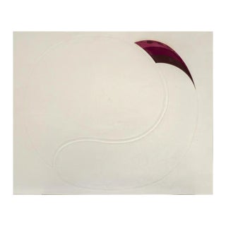 Shu Takahashi, White Ball, Mixed Media, 1973 For Sale