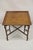 Vintage Michael Taylor for Baker Furniture Far East Collection Asian Burl Wood Square Occasional Side Table. Circa Mid...