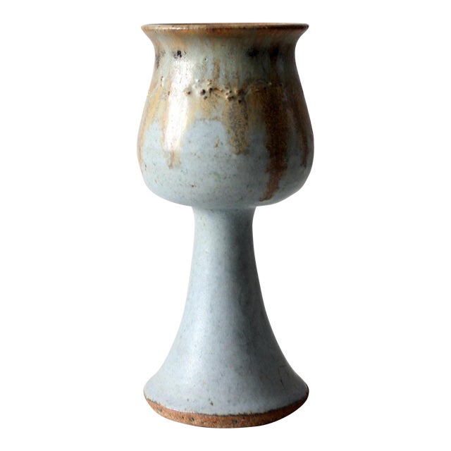 Vintage Studio Pottery Chalice For Sale