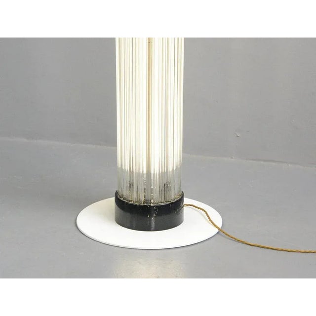 Glass Rod Floor Lamp by Jaroslav Bejvl for Stone Senov For Sale - Image 4 of 9
