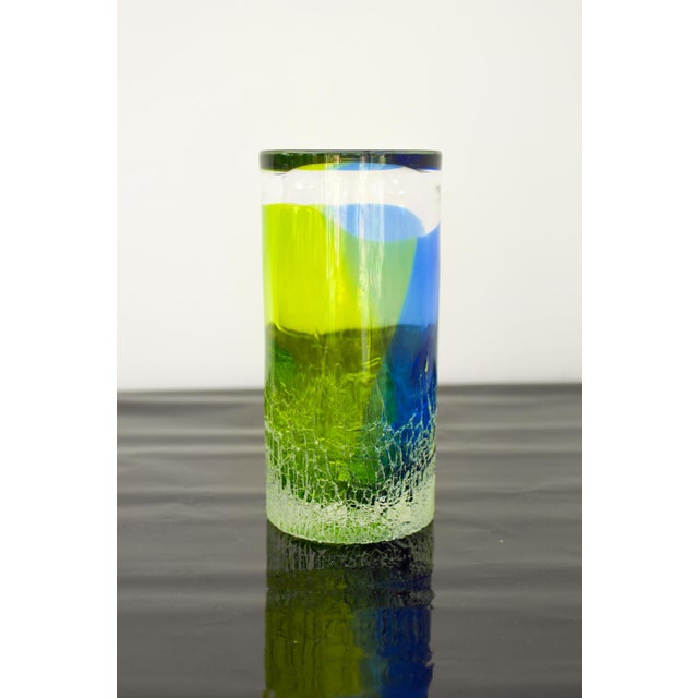Glass Scandinavian Art Glass Unik Vase by Göran Wärff Kosta for Kosta Boda, Sweden, 1980s For Sale - Image 7 of 14