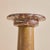 Neoclassical 19th Century French Rouge + Ochre Marble Pedestal For Sale - Image 3 of 9