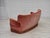 Three-Seater Danish Curved Sofa in Pink Furniture Velour, 1970s For Sale - Image 15 of 18