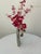 Crate & Barrel Elegant Silver Vase With or Without Orchids For Sale - Image 4 of 5