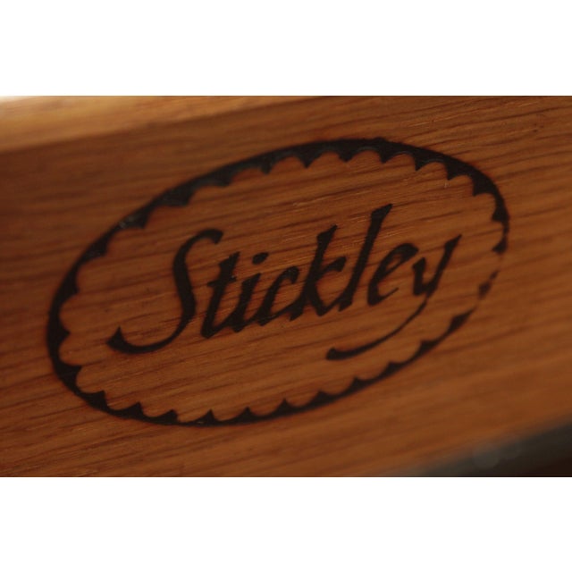 Brown Stickley Mission Collection Oak Four Drawer File Cabinet For Sale - Image 8 of 12