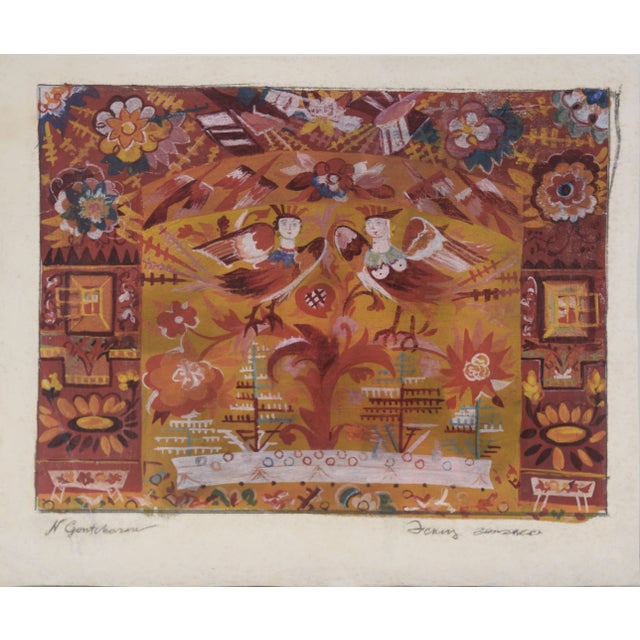 Stage Design for "Le Cog D'Or" by Natalia Gontcharova For Sale - Image 4 of 10
